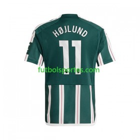 Camiseta Manchester United Rasmus Hojlund 11 Segunda Equipación 2023/2024
